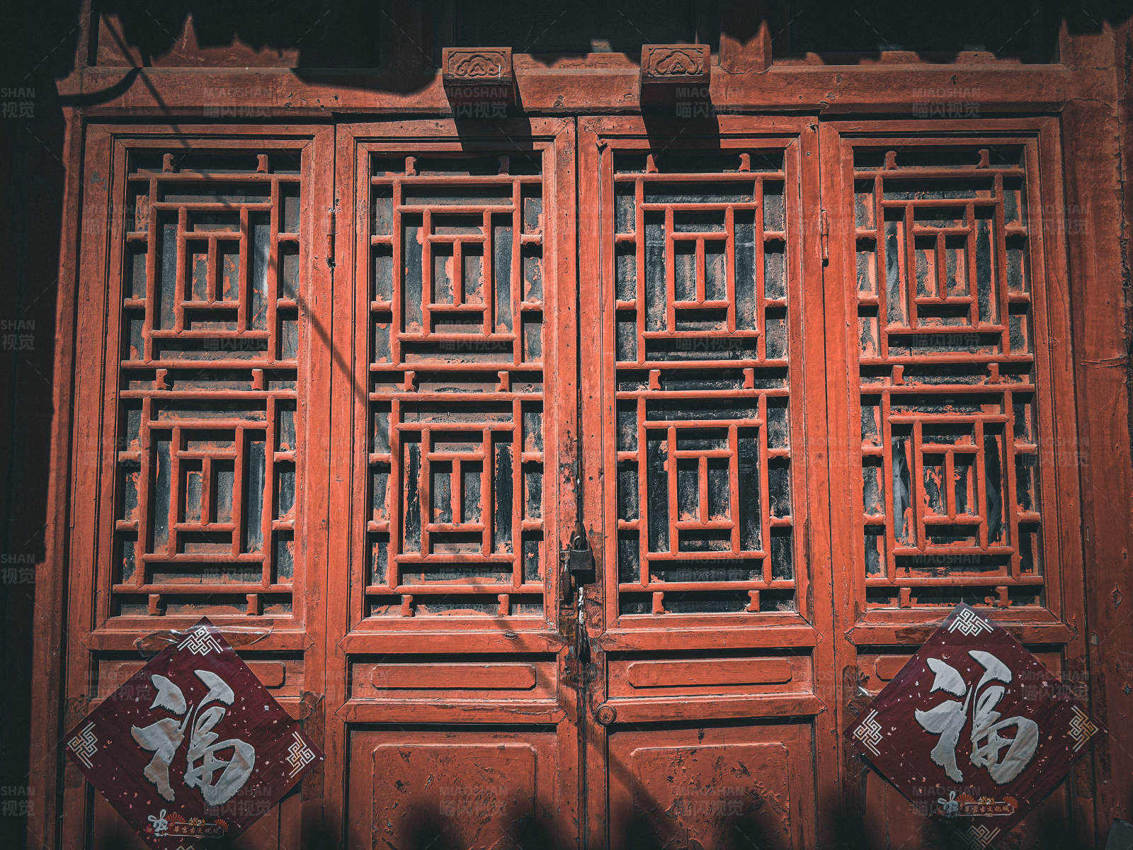 古门福字装饰图片