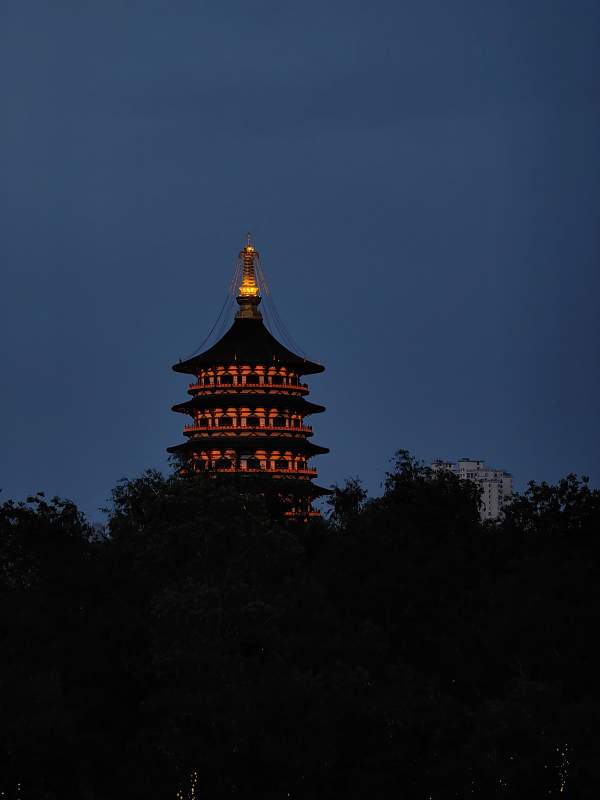 夜色中的洛阳明堂天堂图片