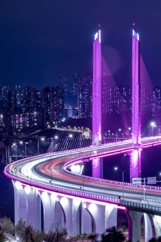 重庆蔡家嘉陵江大桥图片