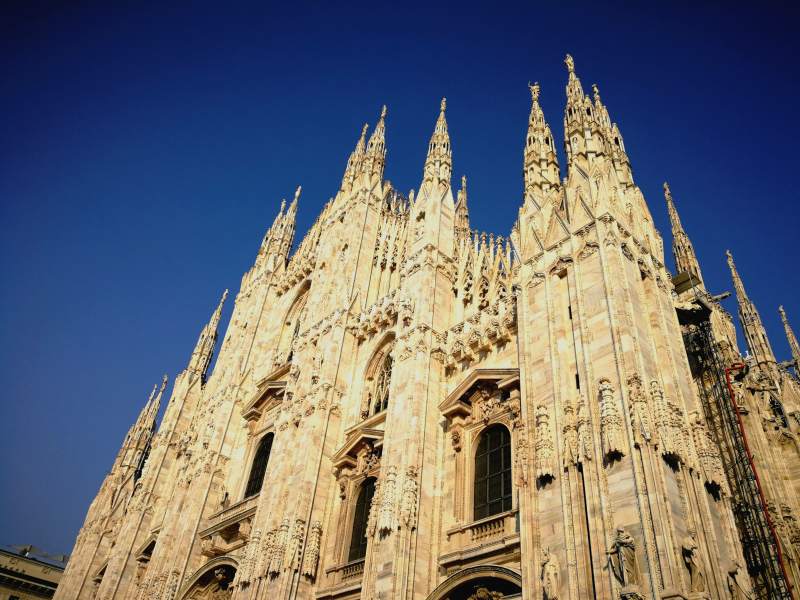 米兰大教堂的壮丽图片