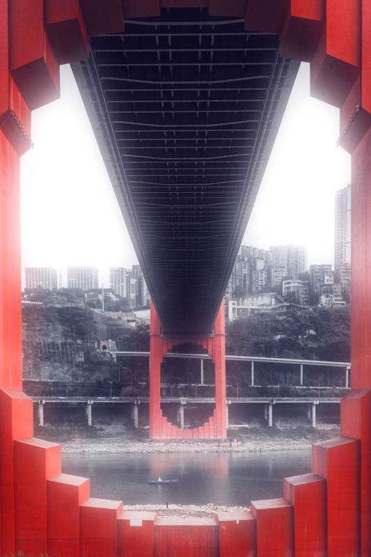 重庆红岩村大桥图片