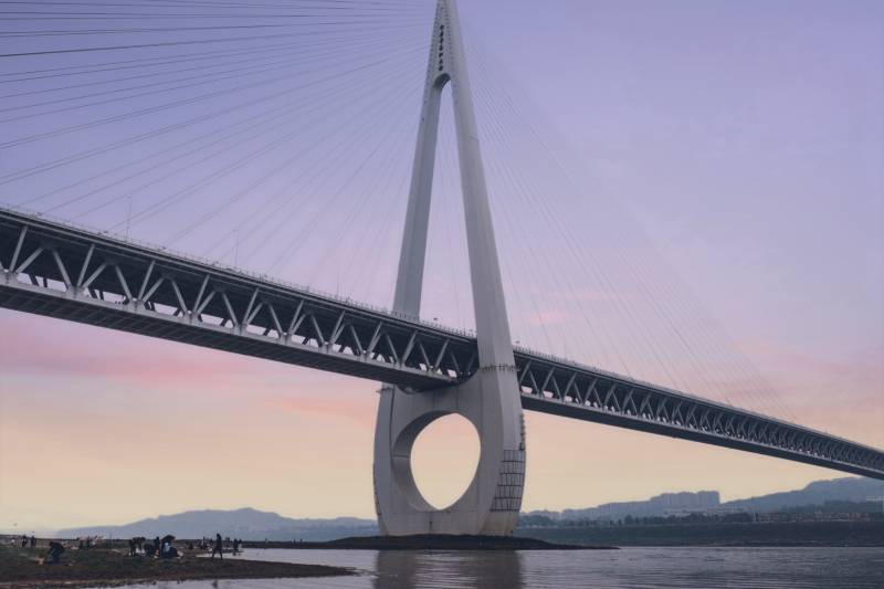 重庆白居寺长江大桥图片