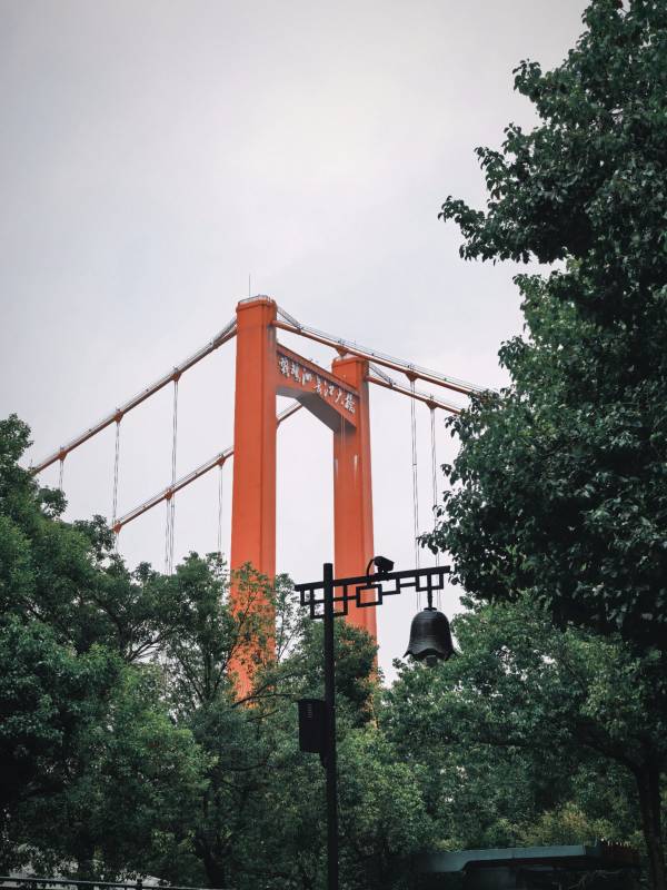 武汉鹦鹉洲长江大桥图片