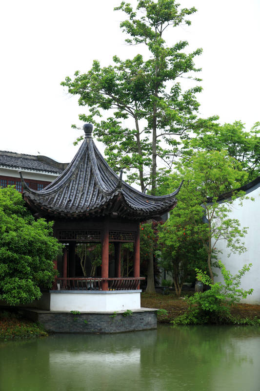 高淳陶瓷博物馆庭院一角图片