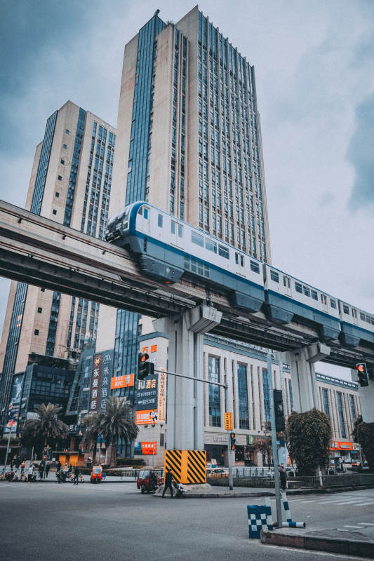 重庆轻轨列车图片