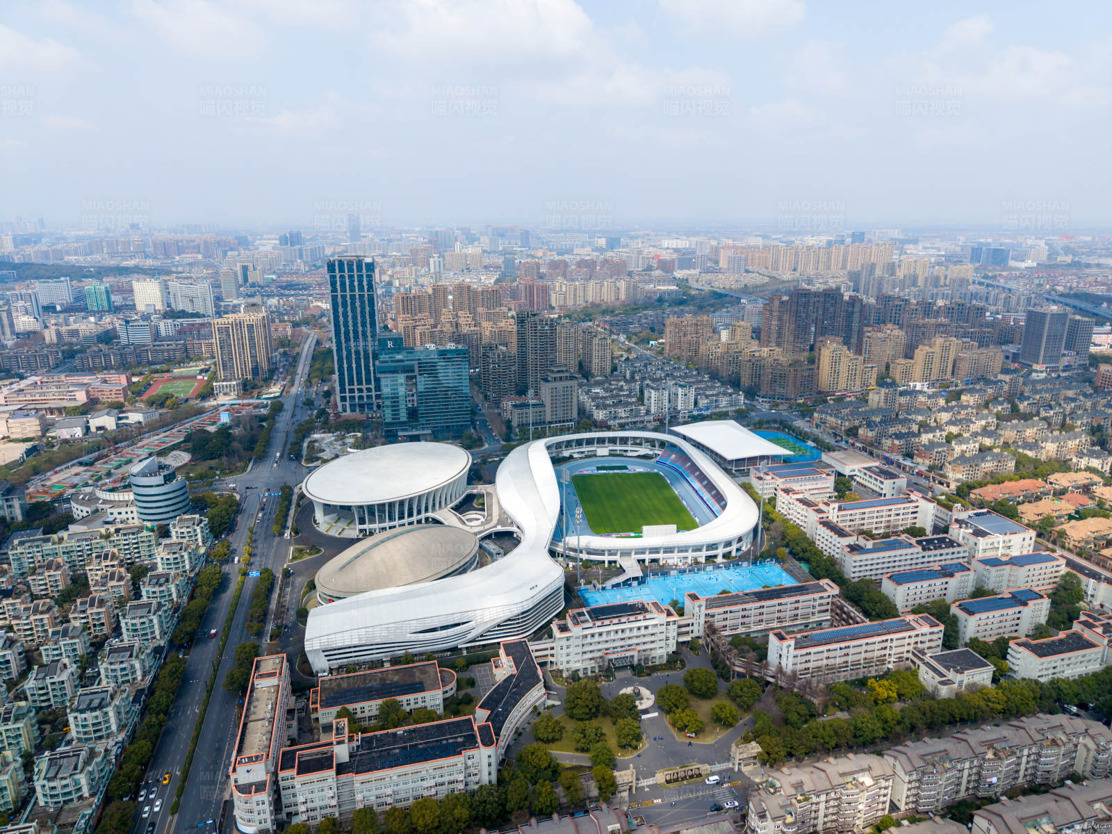 杭州市临平区城市体育场馆图片