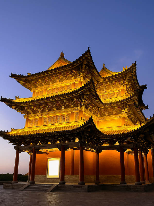 山西大同古城墙图片