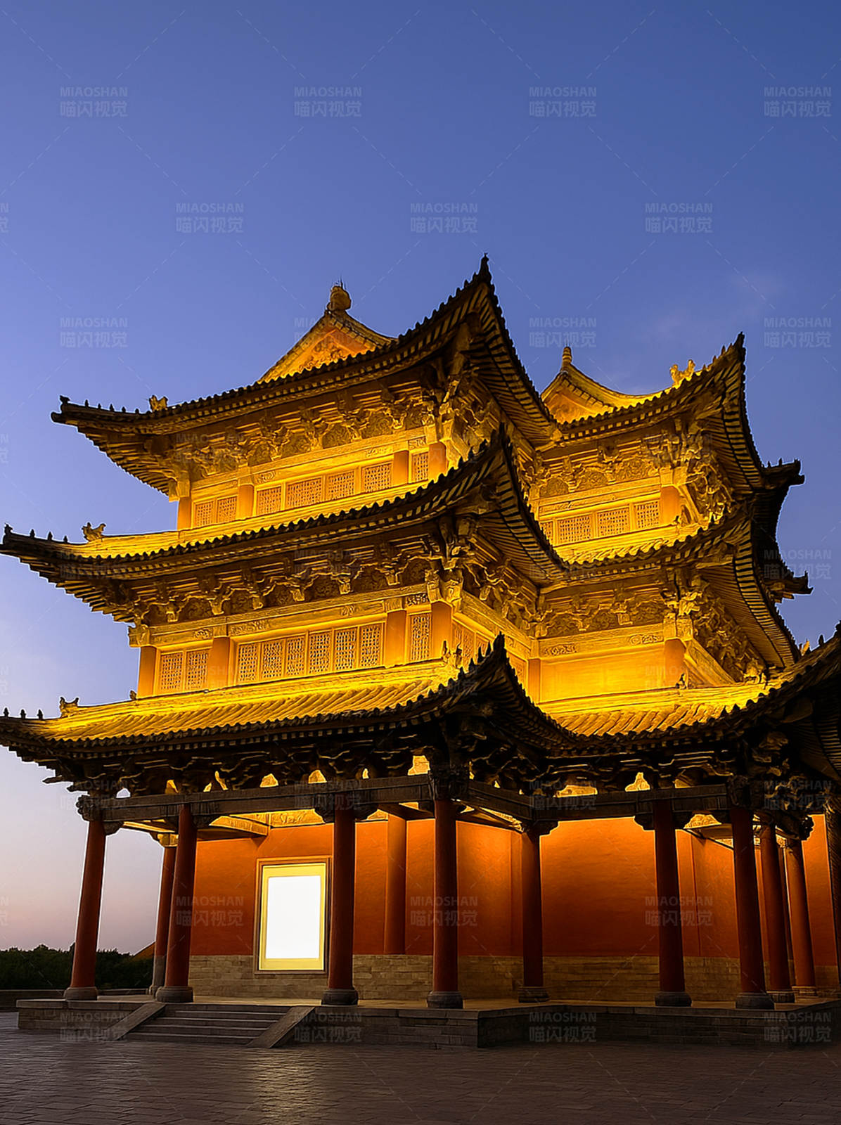 山西大同古城墙图片