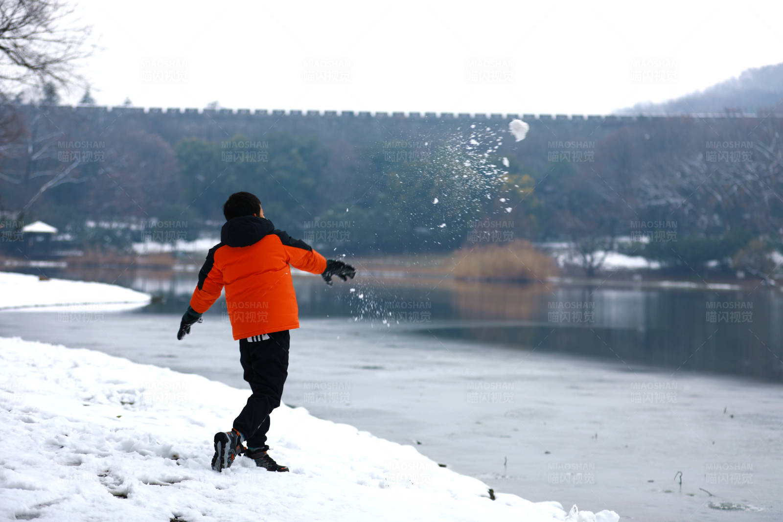 雪中欢乐时光图片