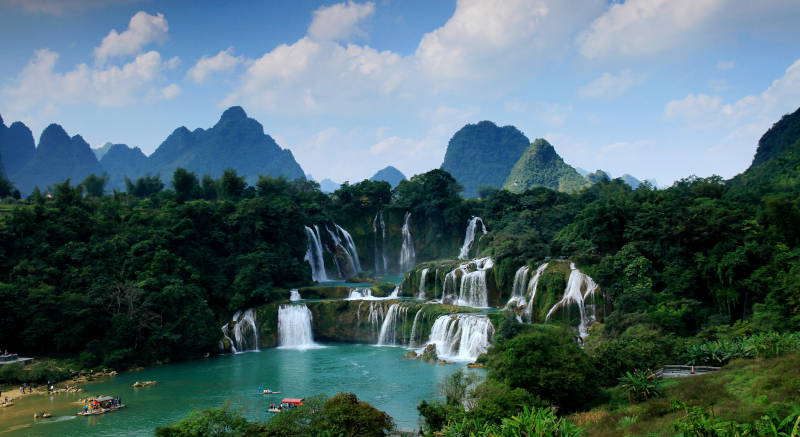 广西德天瀑布图片