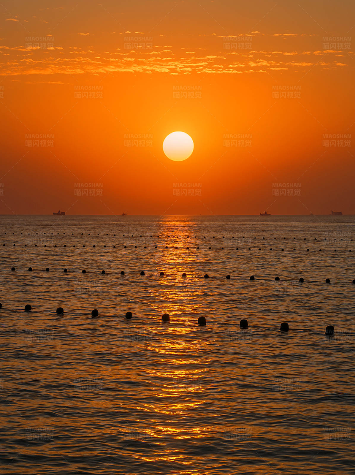 黄海海上日出图片