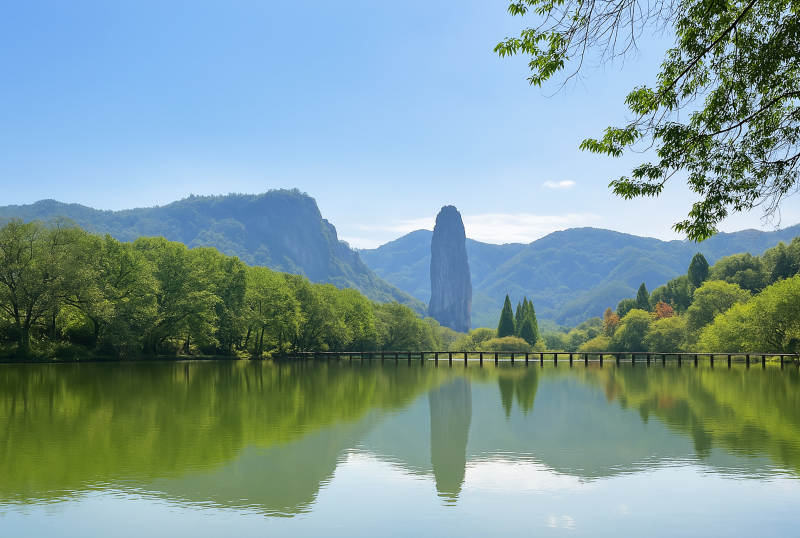 丽水缙云仙都图片