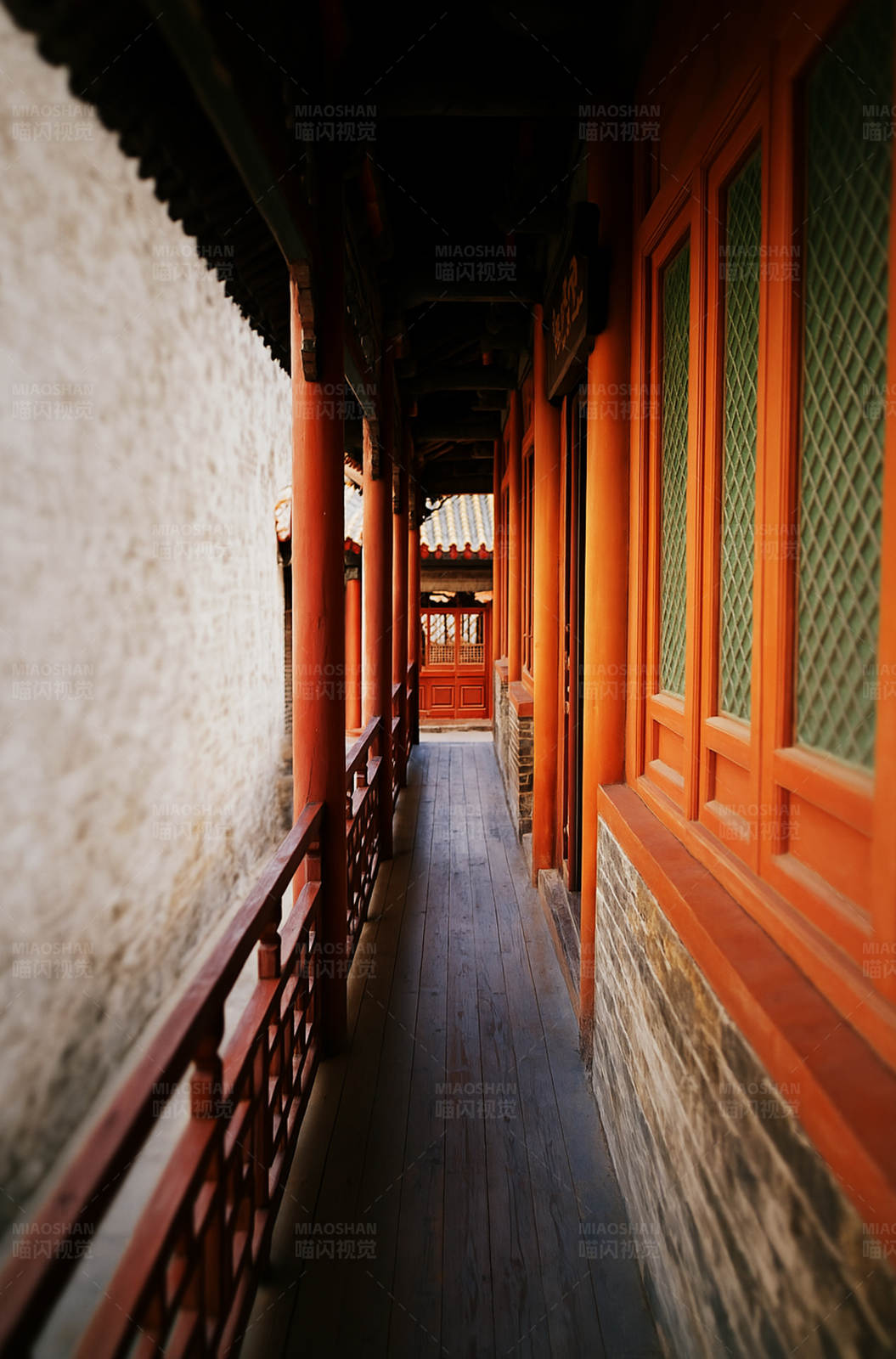 大同古建筑长廊图片