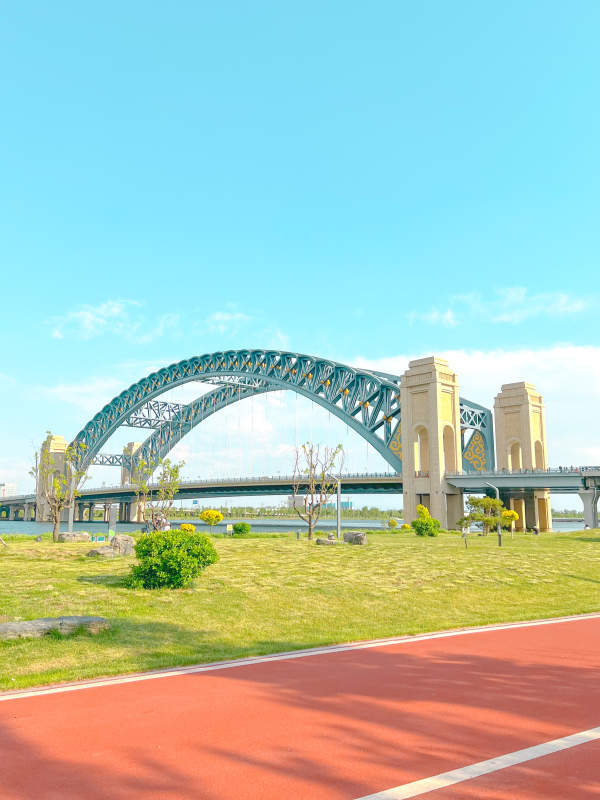 太原汾河晋阳桥图片