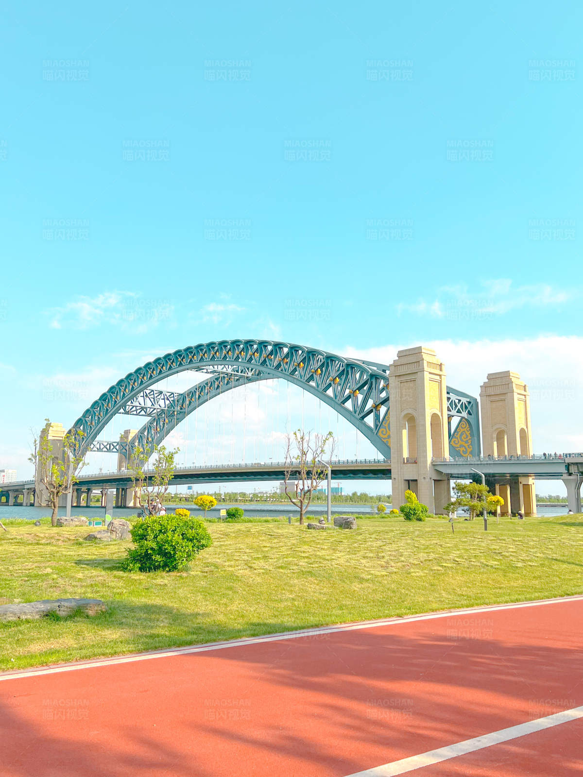 太原汾河晋阳桥图片