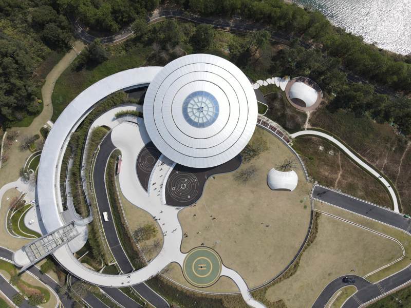 未来科技馆鸟瞰图图片