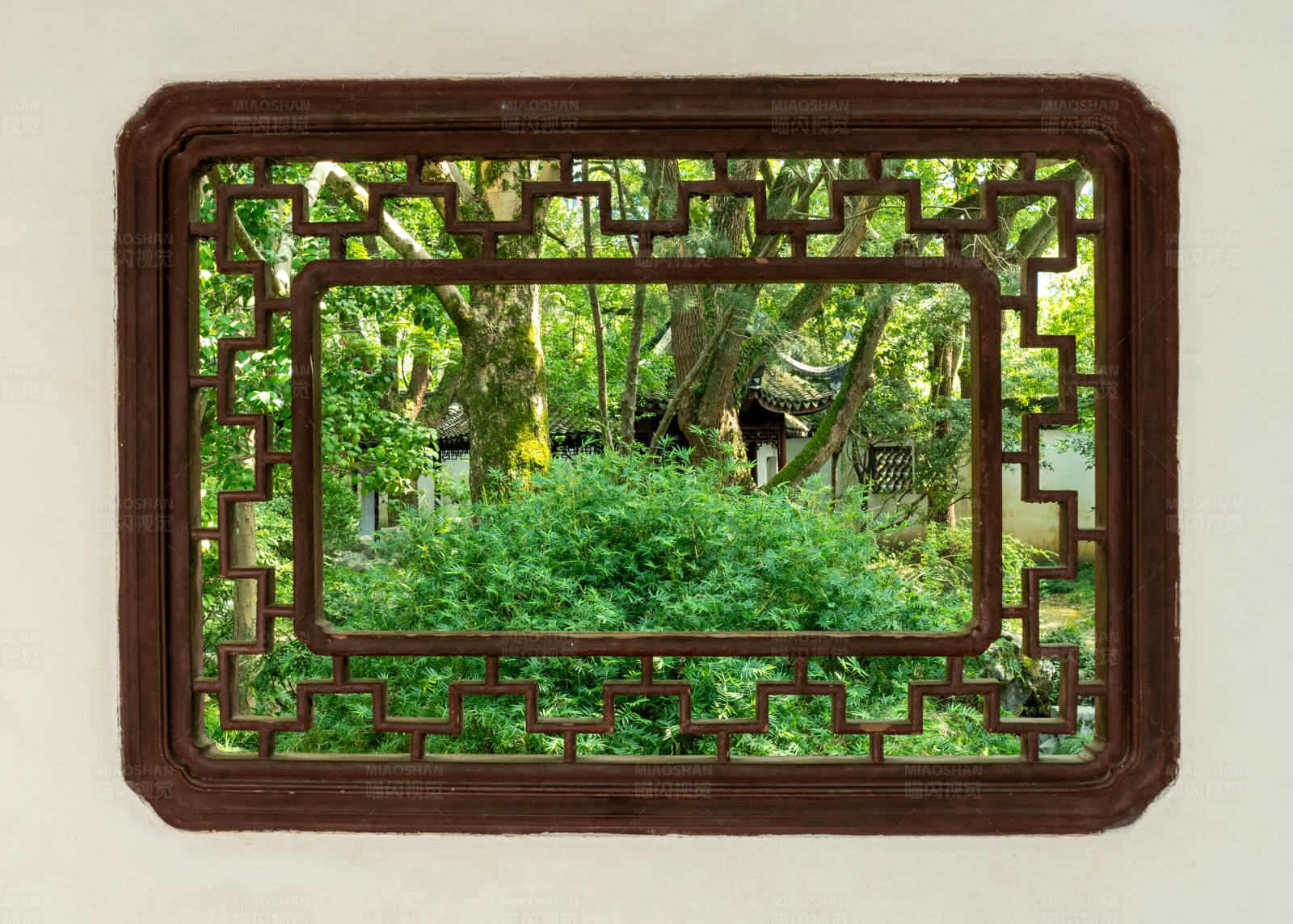 园林景窗图片