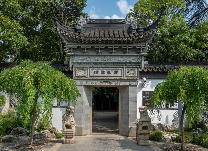 古建筑入口图片