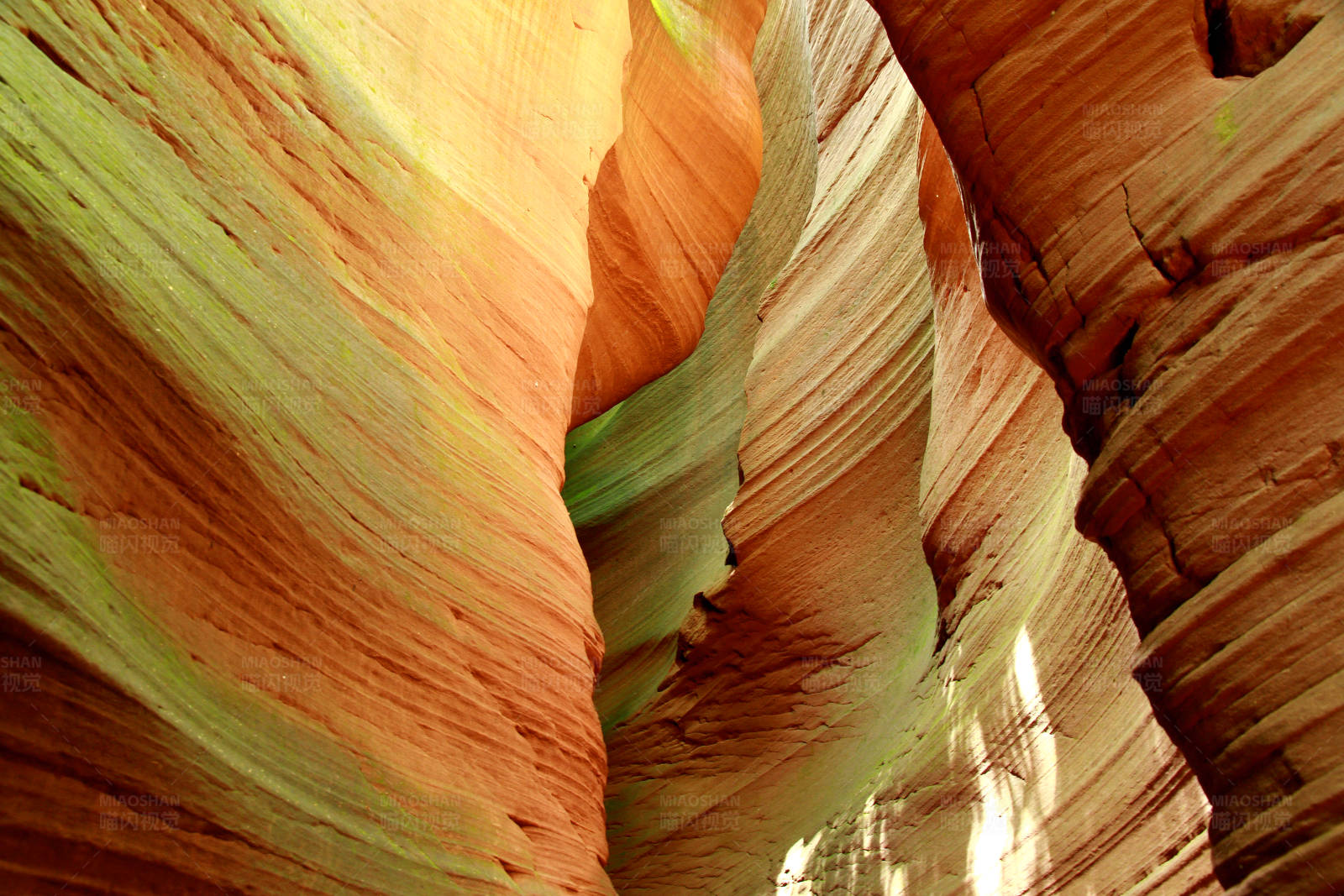 陕西雨岔峡谷奇观图片