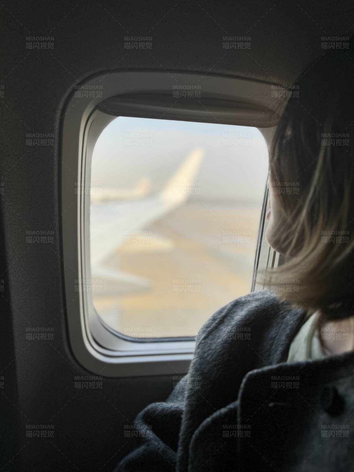 窗外的飞行图片