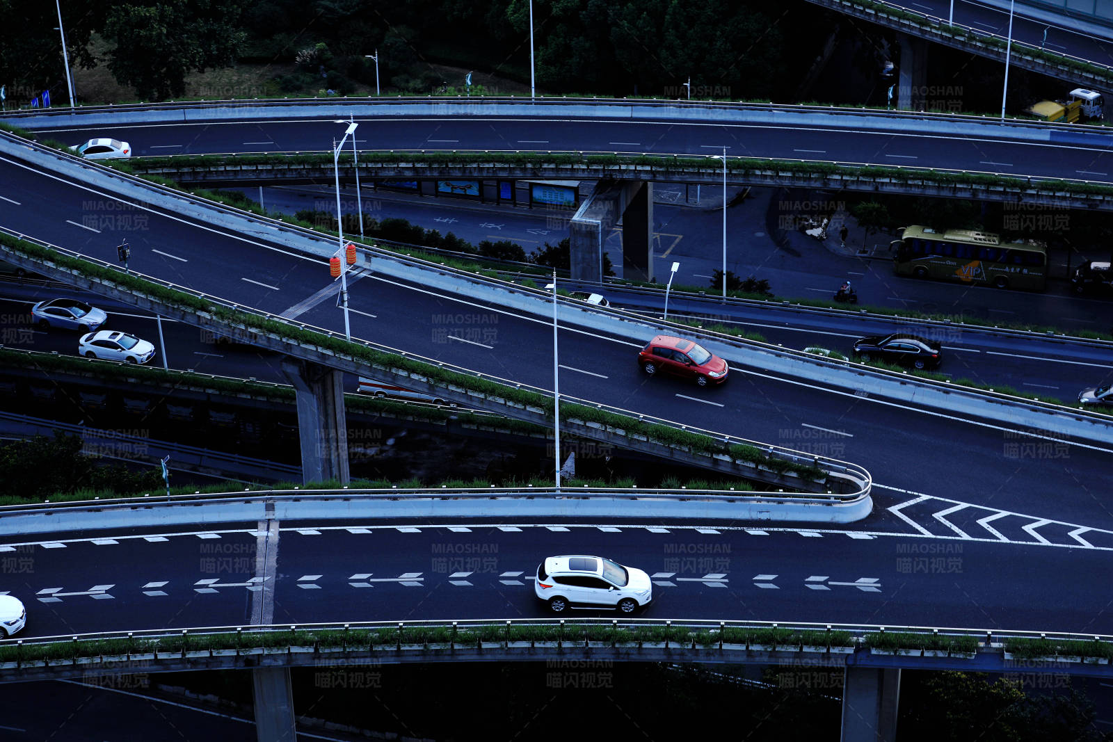 南京卡子门立交桥俯瞰图片