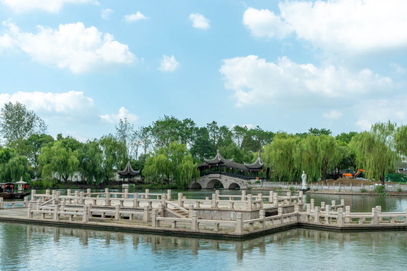江南水乡园林景图片