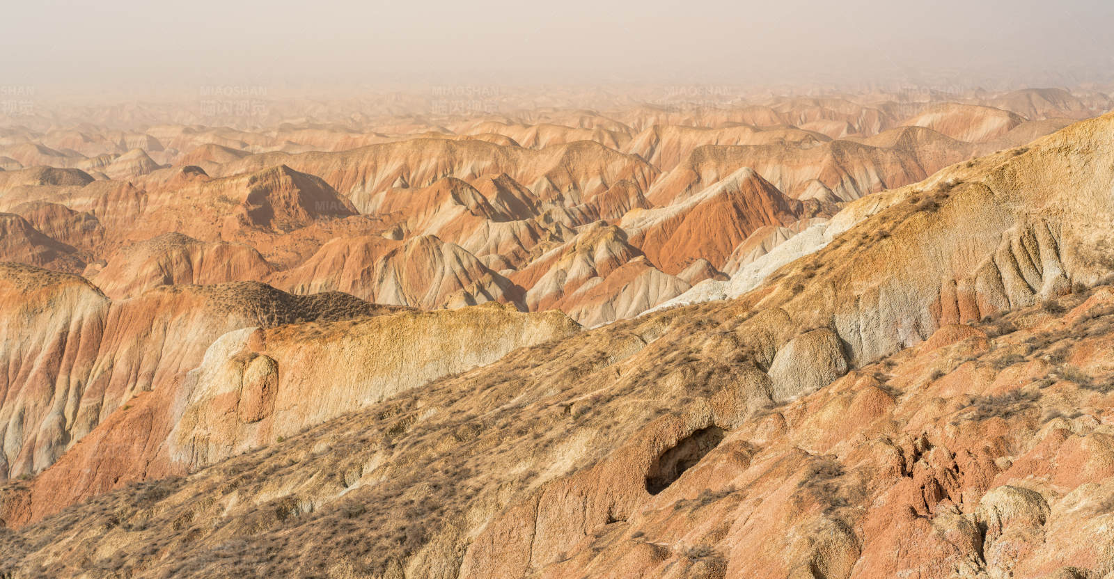 兰州水墨丹霞图片