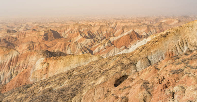 兰州水墨丹霞图片