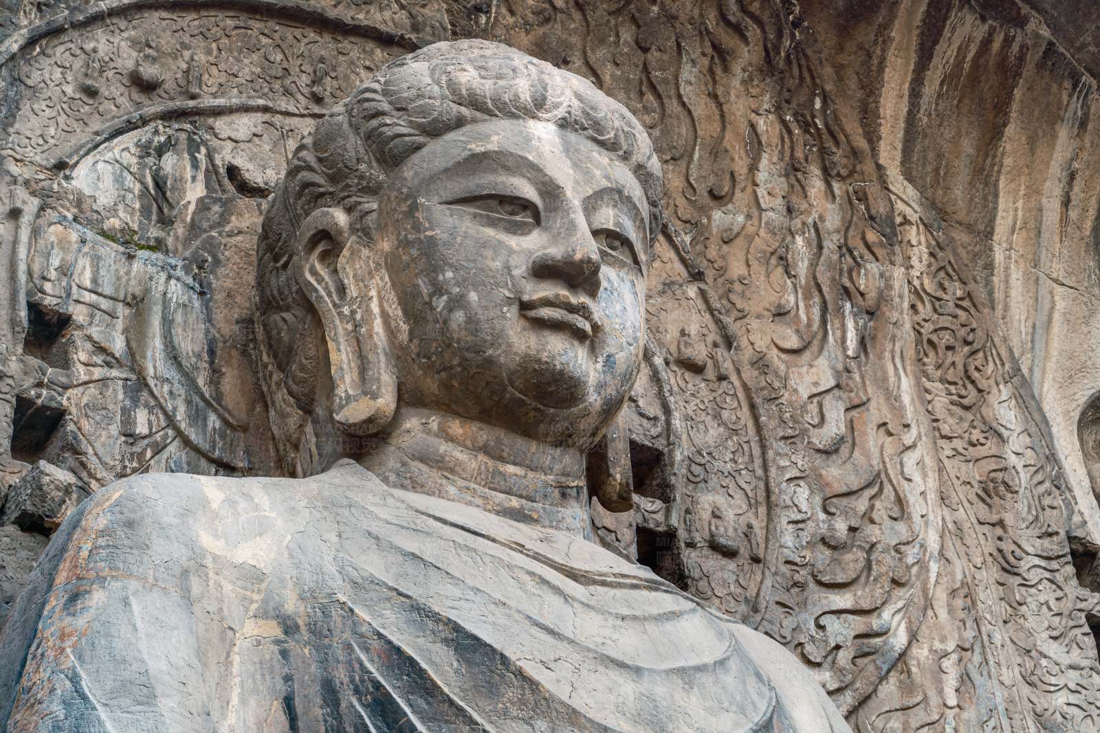 洛阳龙门石窟卢舍那大佛图片