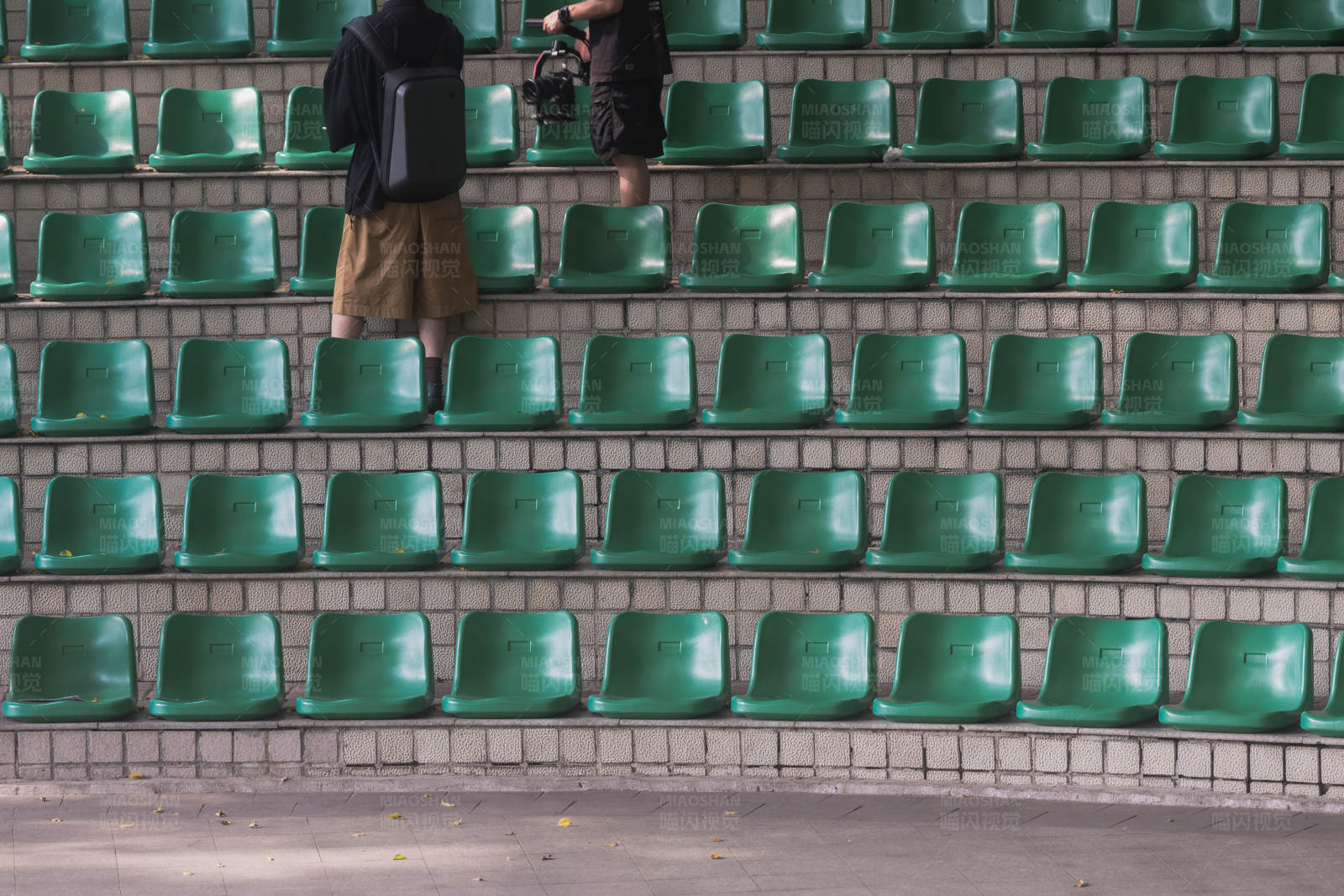 空座与摄影者图片