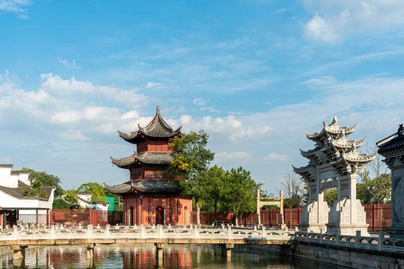 江南水乡古建筑图片