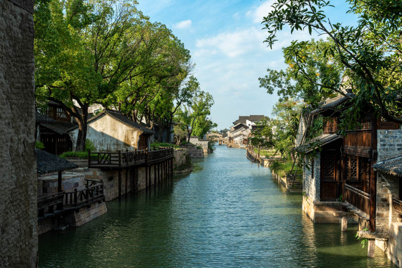 江南水乡古镇风光图片