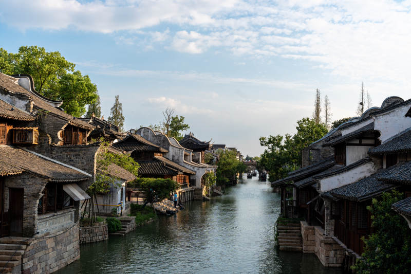 江南水乡古镇风光图片