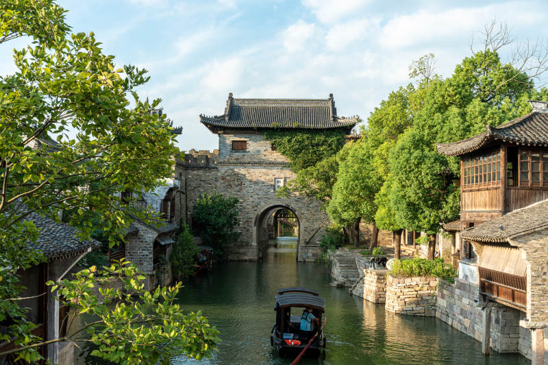 江南水乡古镇风光图片