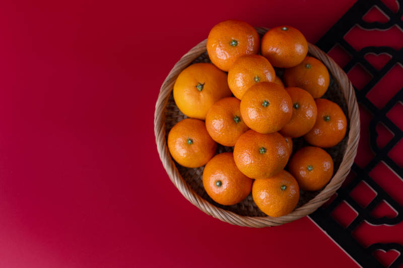 橘子篮子图片