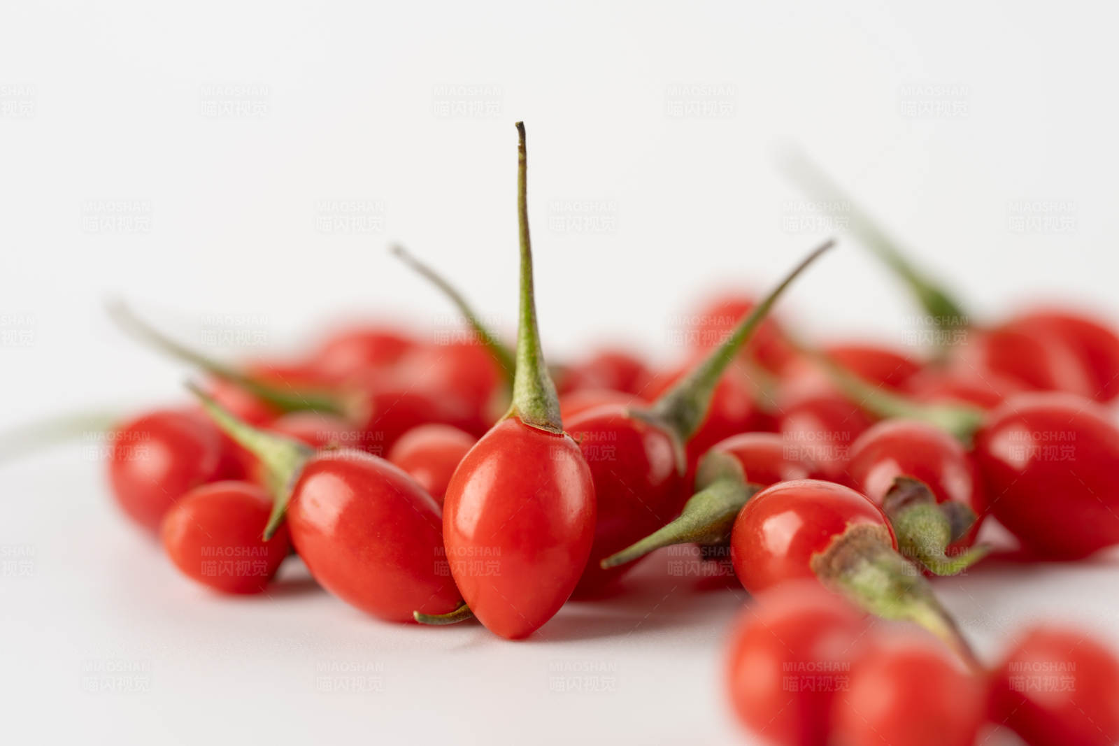 红枸杞的特写图片