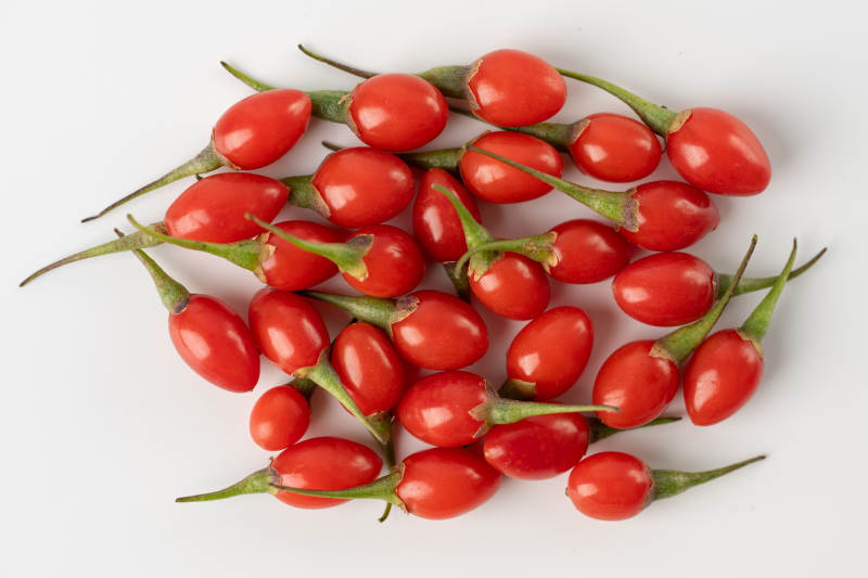 枸杞子的特写图片