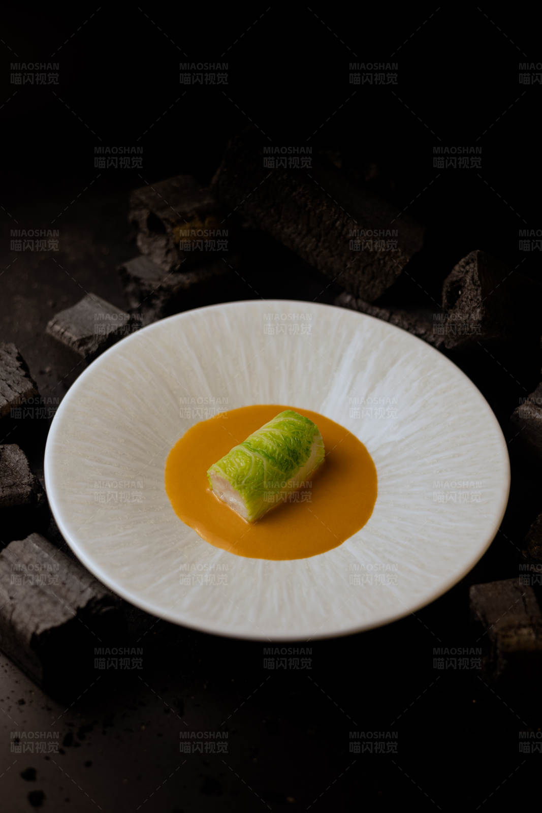 精致料理 橙汁鱼卷图片