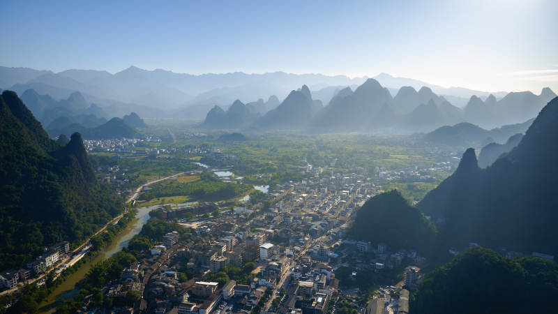 桂林山水甲天下图片