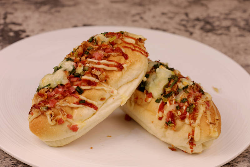 美味芝士面包图片