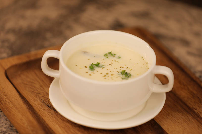 奶油蘑菇汤图片