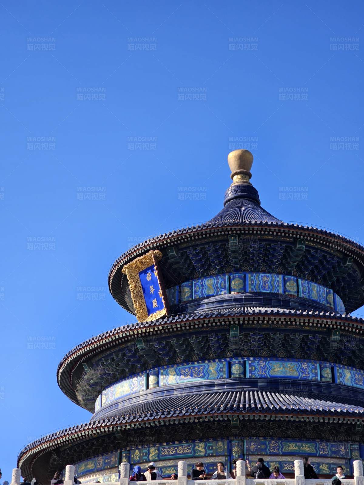 北京天坛的宏伟建筑图片