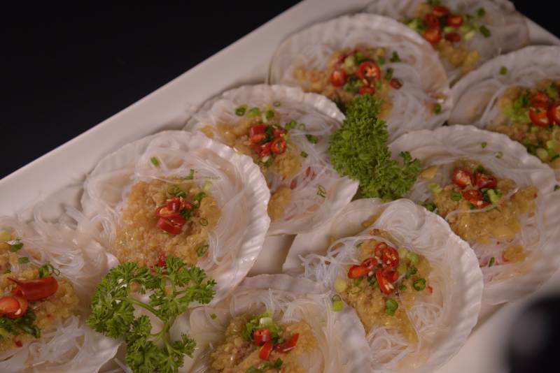 扇贝粉丝蒸图片