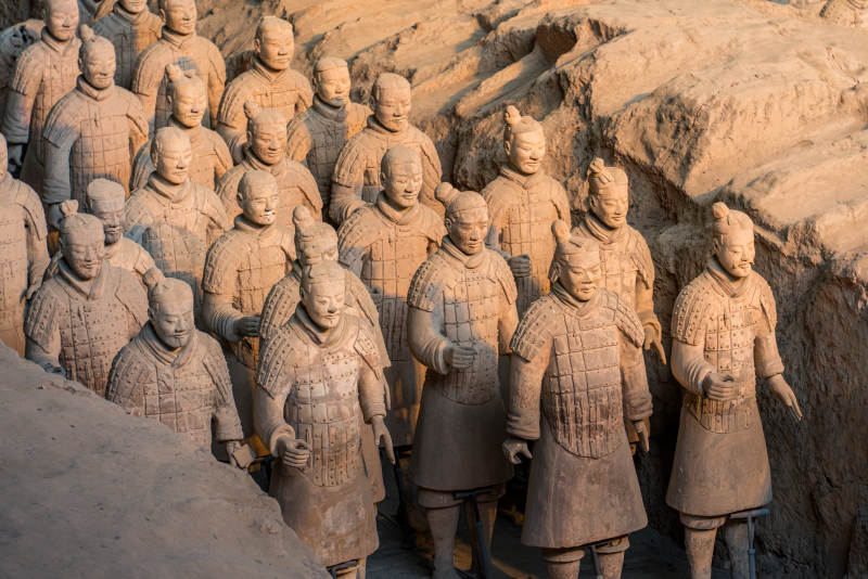 兵马俑的地下军团图片