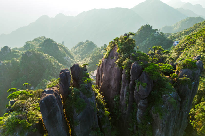 江西上饶三清山奇峰秀景图片