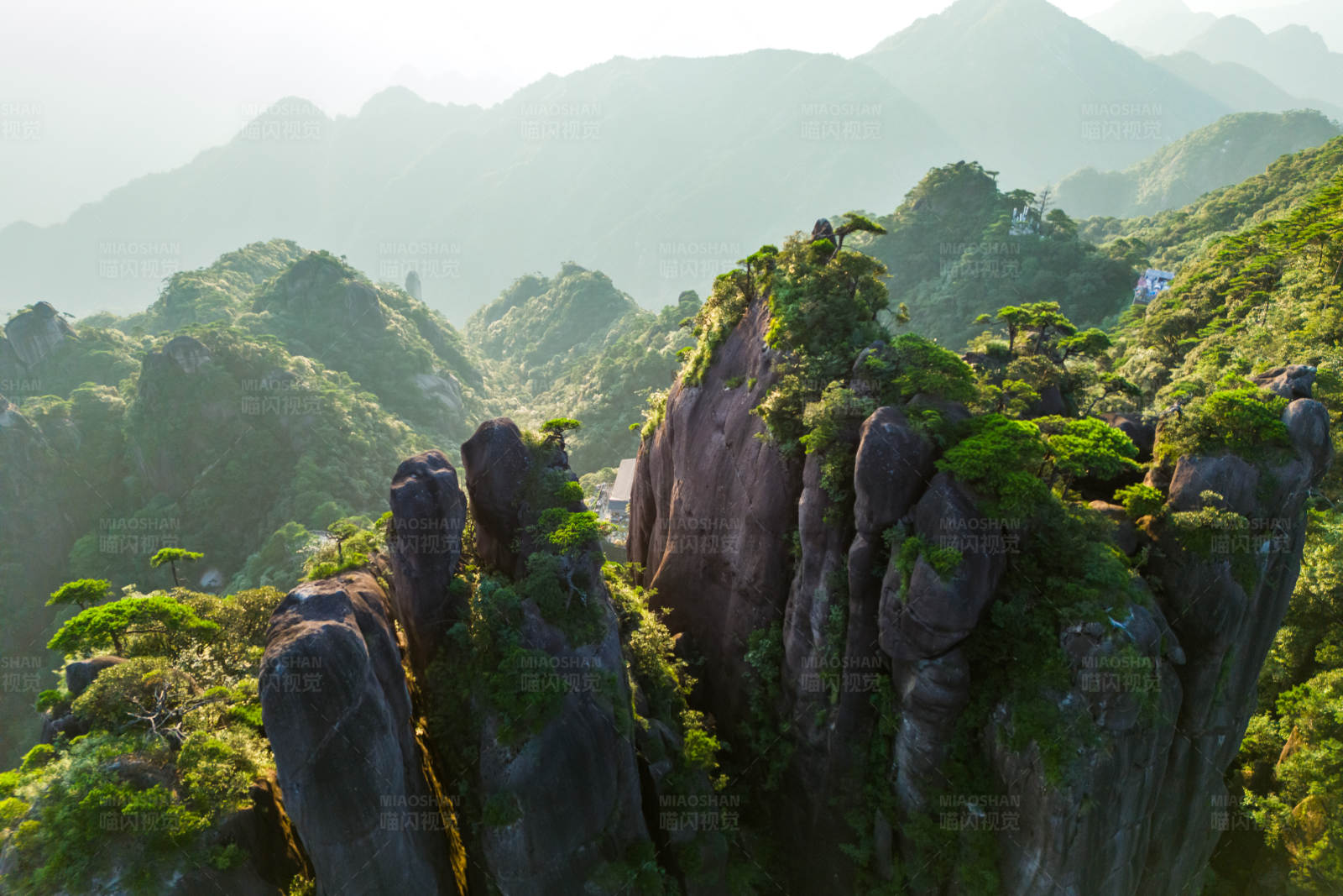 江西上饶三清山奇峰秀景图片