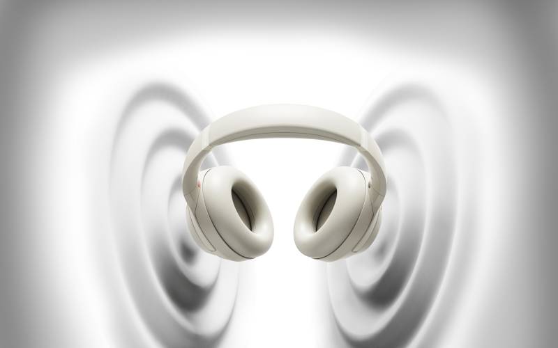 耳机与声波图片