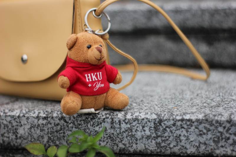 HKU纪念熊钥匙扣图片