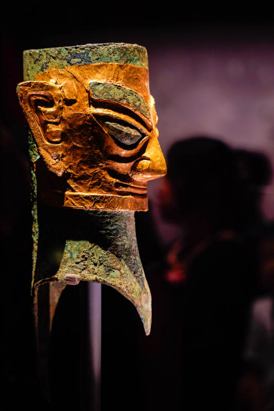 三星堆青铜面具 历史的见证图片