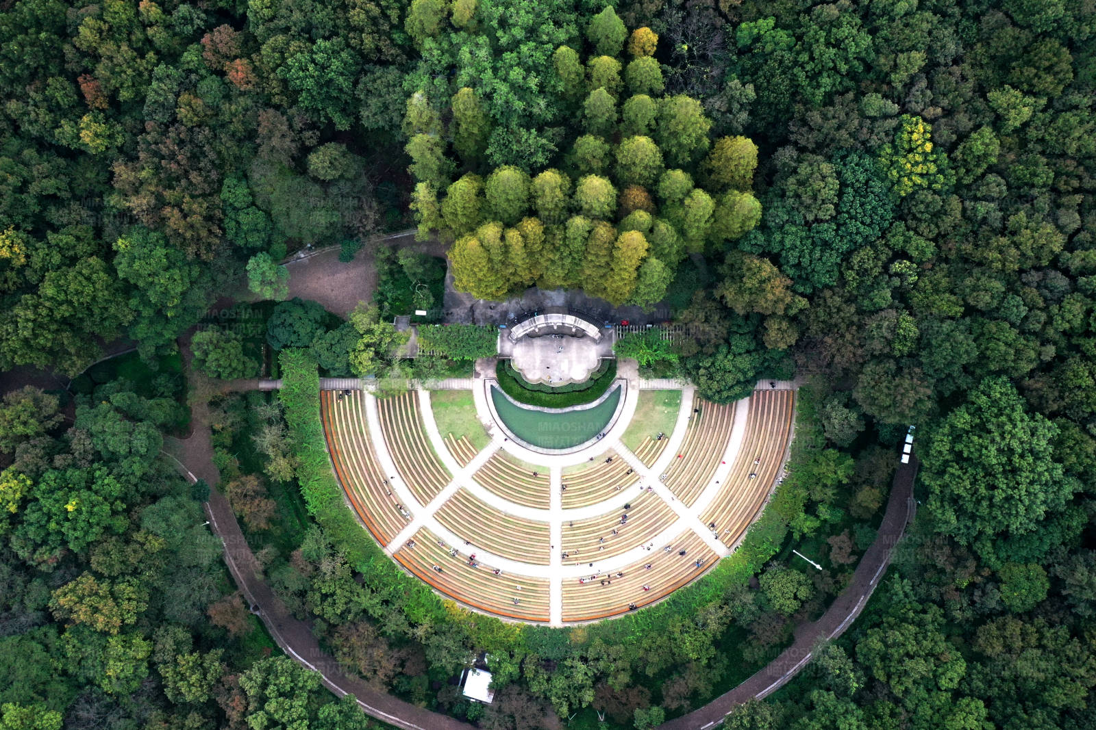 航拍南京音乐台图片